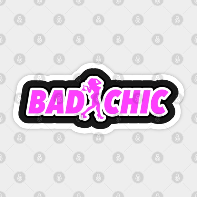 BAD CHIC LOGO Sticker by Digz